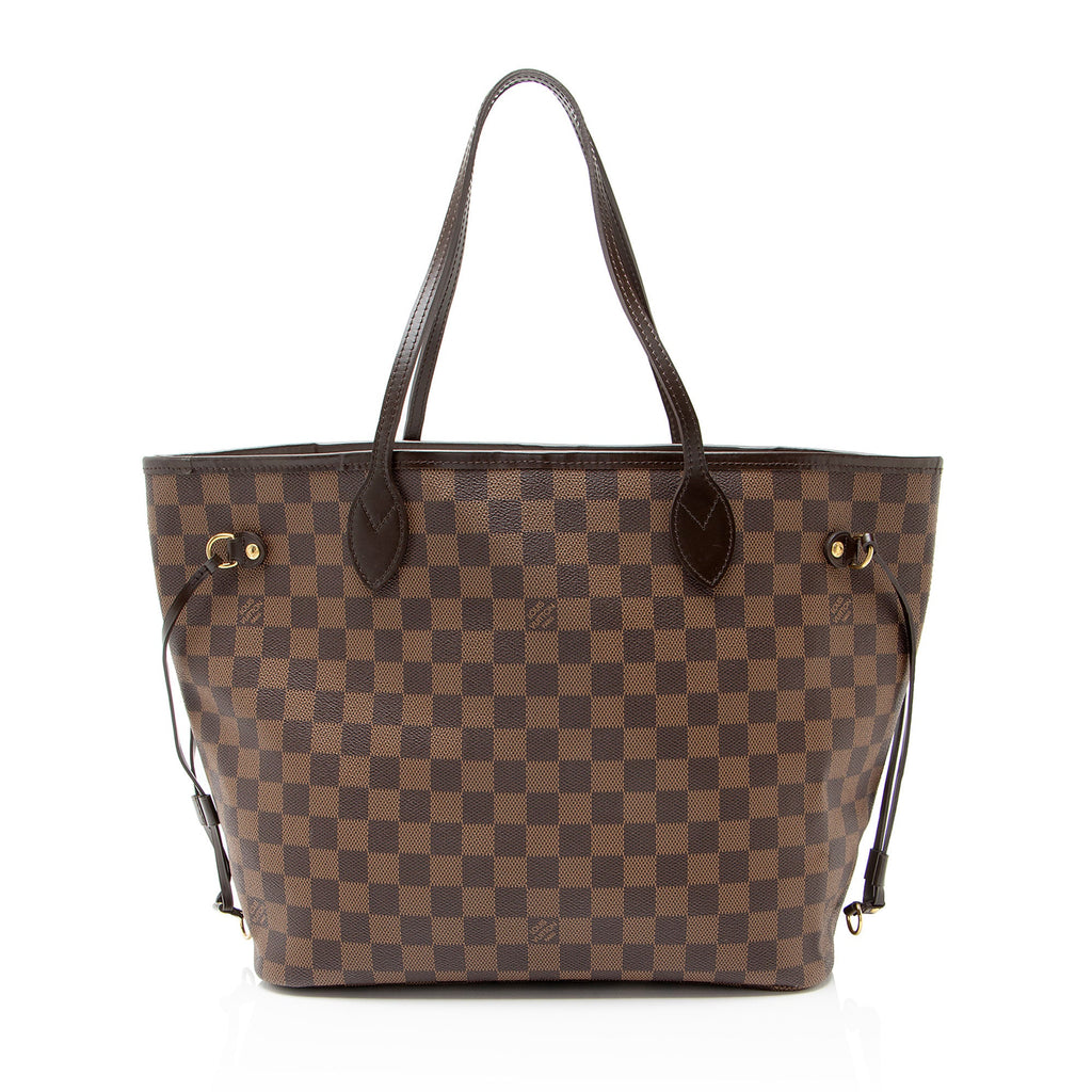 Louis Vuitton Damier Ebene Neverfull MM Tote