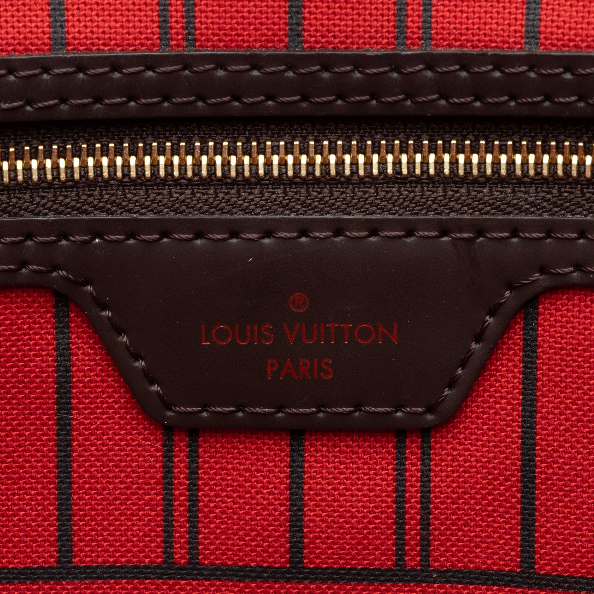 Louis Vuitton Damier Ebene Neverfull MM Tote
