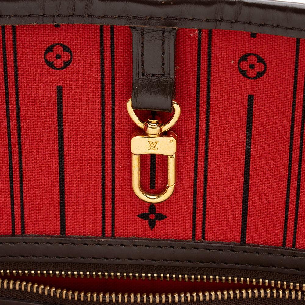 Louis Vuitton Damier Ebene Neverfull MM Tote (SHF-17773)