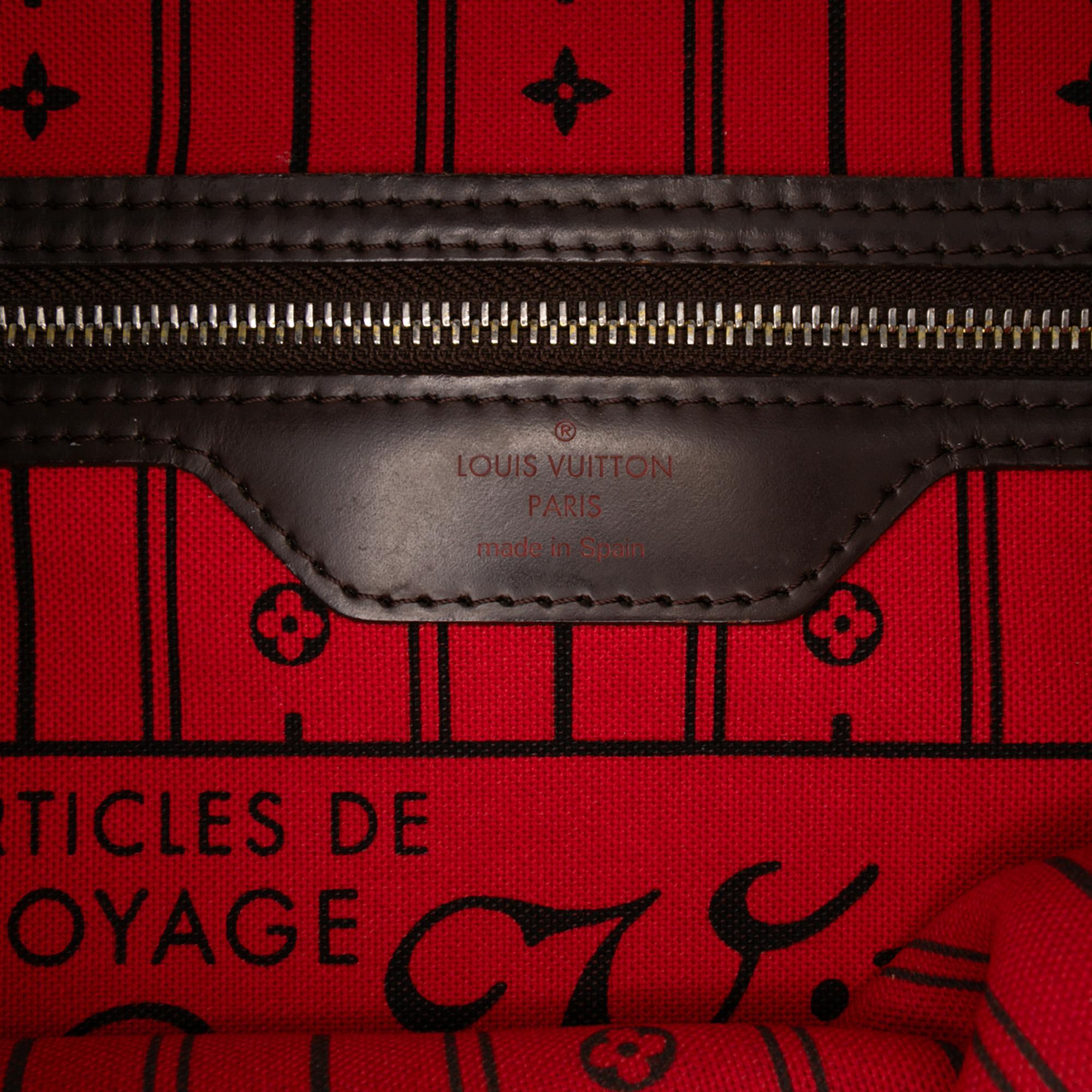 Louis Vuitton Damier Ebene Neverfull MM