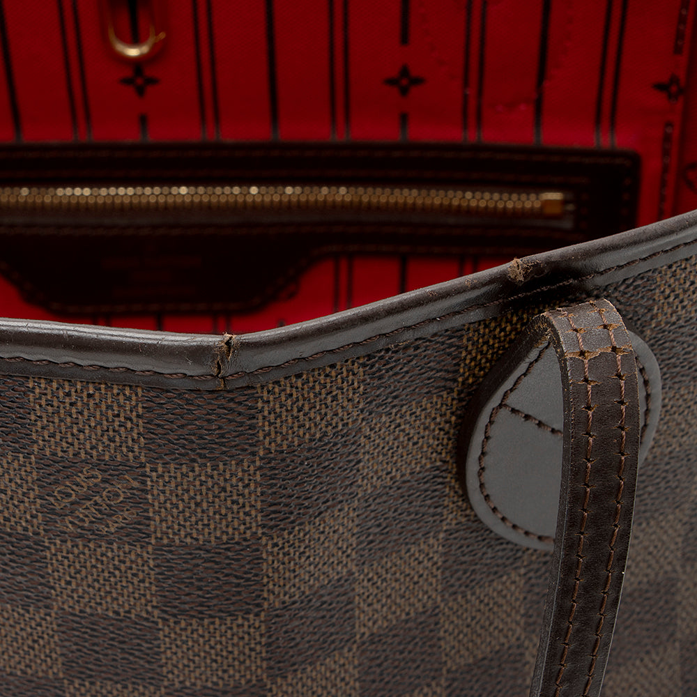 Louis Vuitton Damier Ebene Neverfull PM Tote - FINAL SALE (SHF-19822)