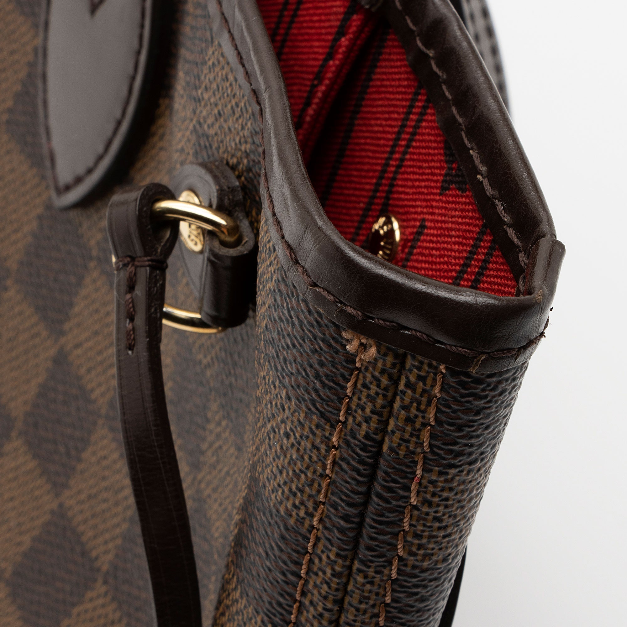 Louis Vuitton Damier Ebene Neverfull PM Tote (SHF-vQArNz)