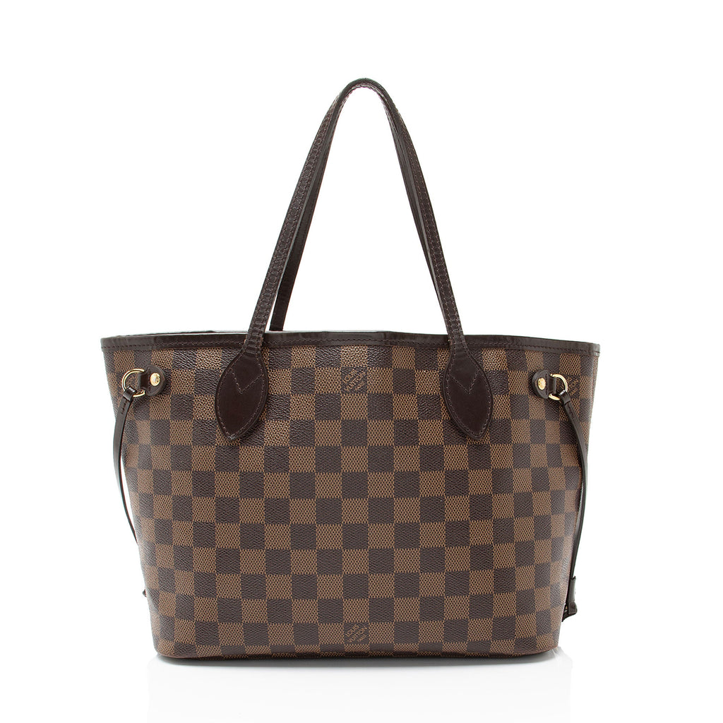 Louis Vuitton Damier Ebene Neverfull PM Tote