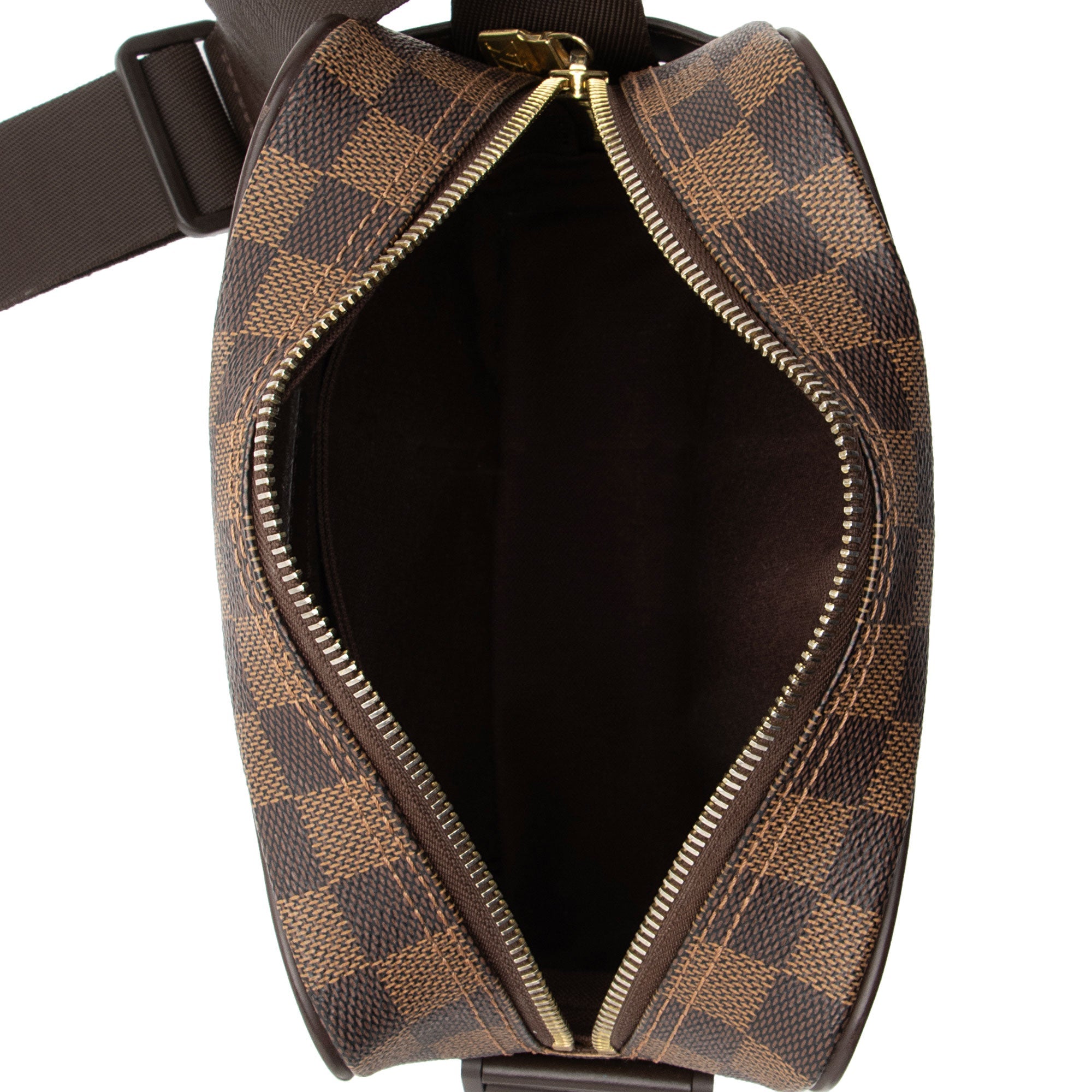 Louis Vuitton Damier Ebene Olav PM Messenger Bag (SHF-2eKN0k)
