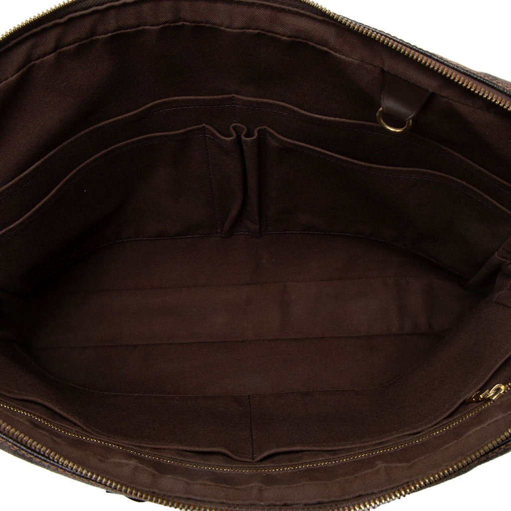 Louis Vuitton Damier Ebene Porte Documents Voyage Bag
