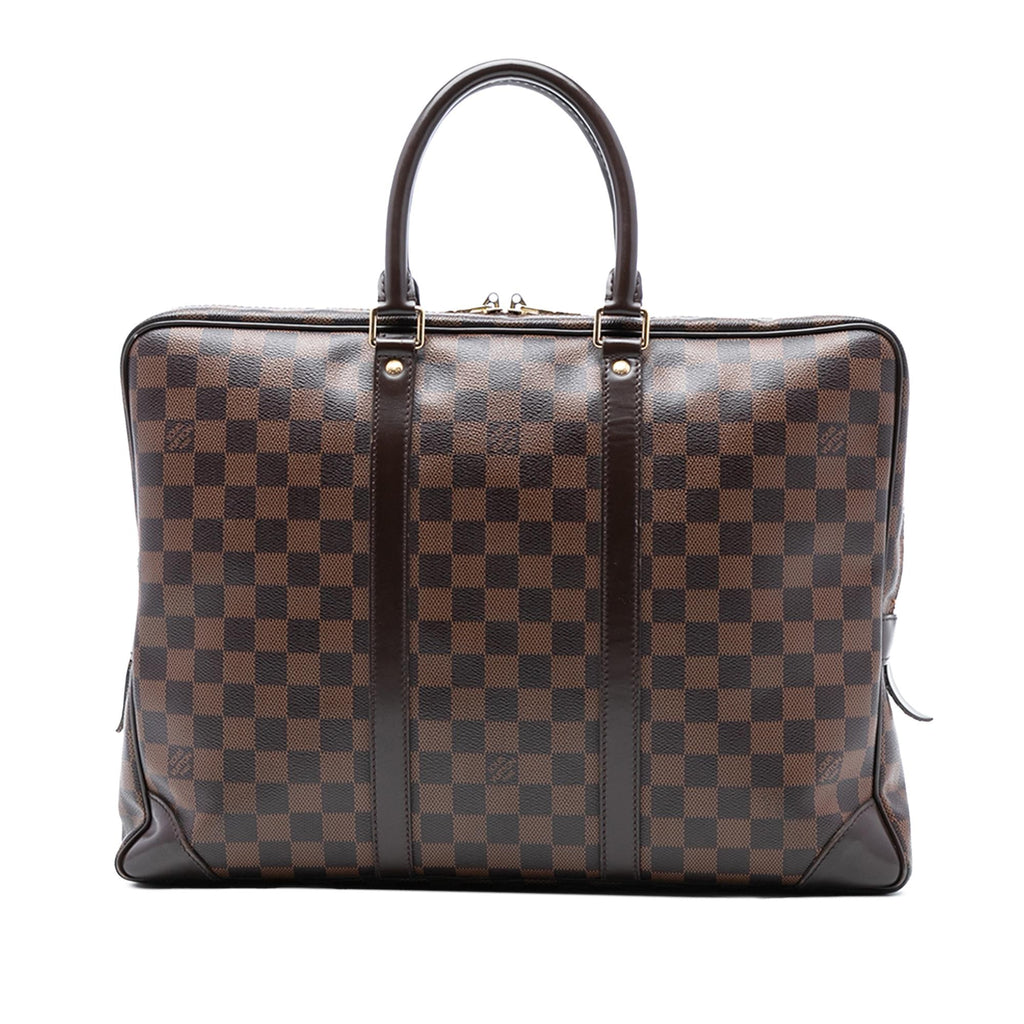 Louis Vuitton Damier Ebene Porte Documents Voyage PM