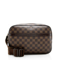 Louis Vuitton Damier Ebene Reporter PM Messenger Bag (SHF-18896)