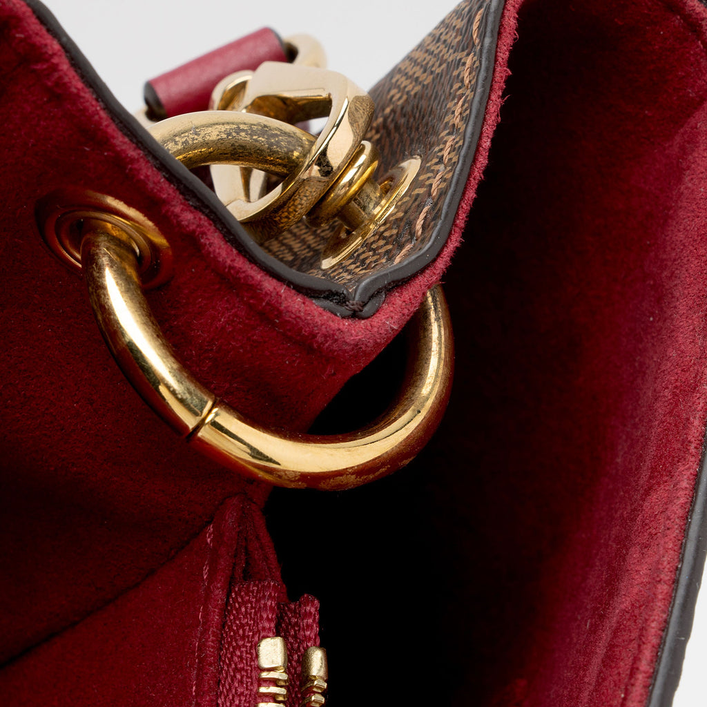 Louis Vuitton Damier Ebene Riverside Tote (SHF-VhMAnM)