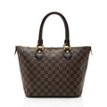 Louis Vuitton Damier Ebene Saleya PM Tote - FINAL SALE (SHF-0nBi6m)