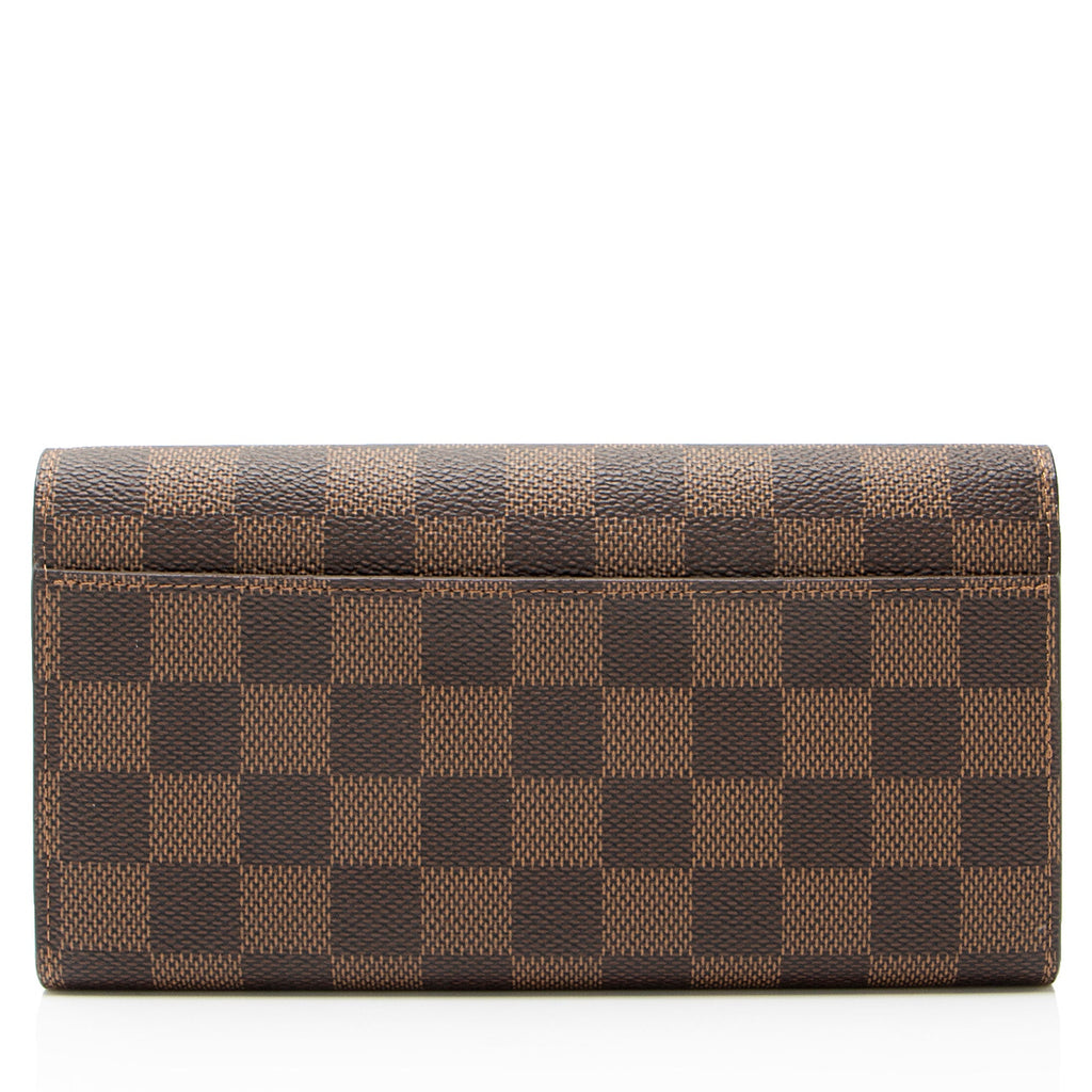 Louis Vuitton Damier Ebene Sarah Wallet