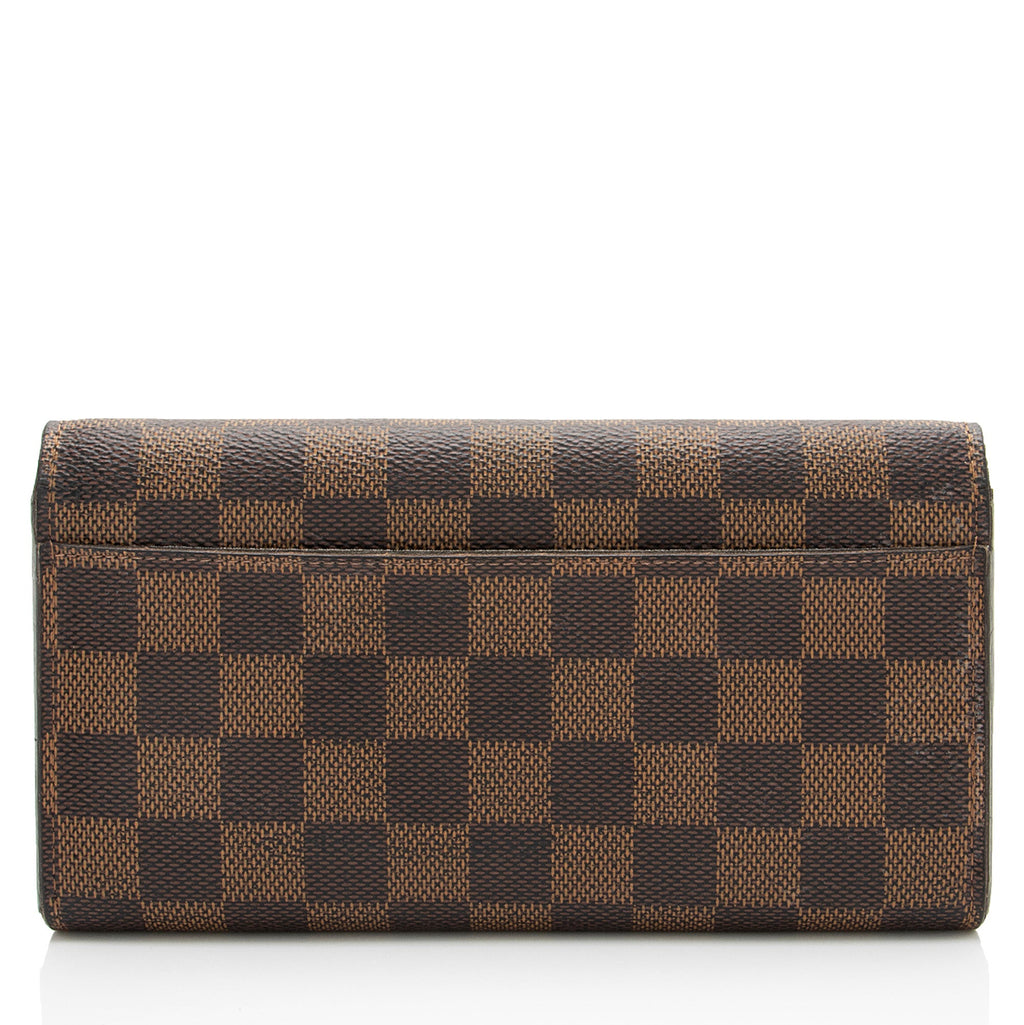 Louis Vuitton Damier Ebene Sarah Wallet
