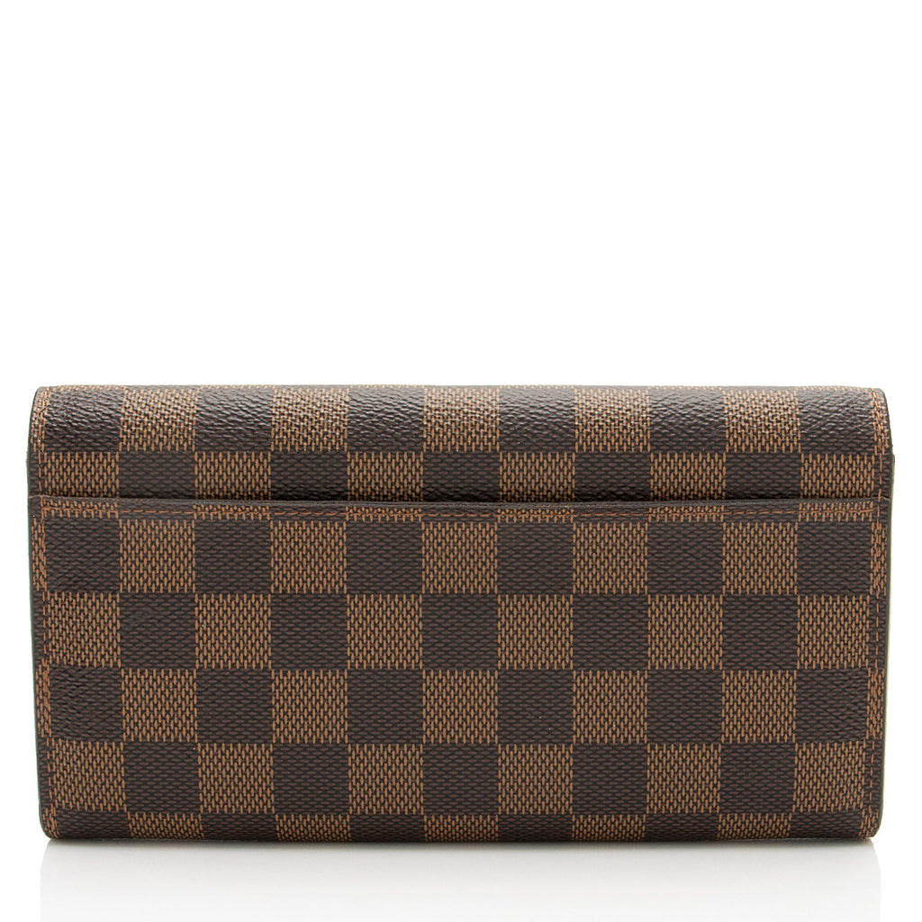Louis Vuitton Damier Ebene Sarah Wallet