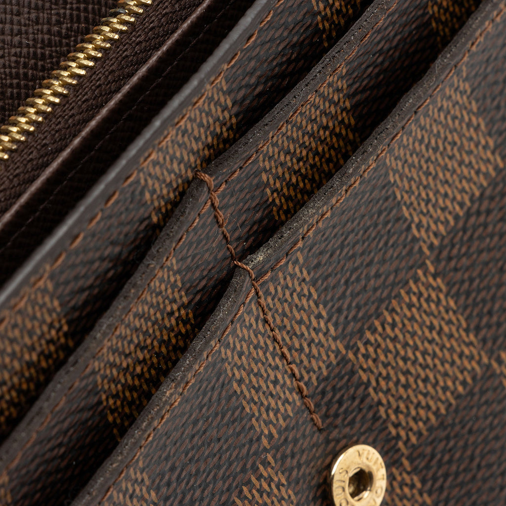 Louis Vuitton Damier Ebene Sarah Wallet