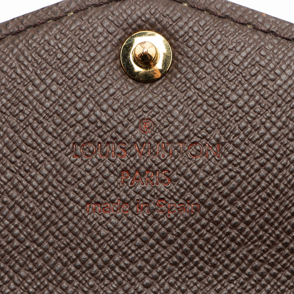 Louis Vuitton Damier Ebene Sarah Wallet