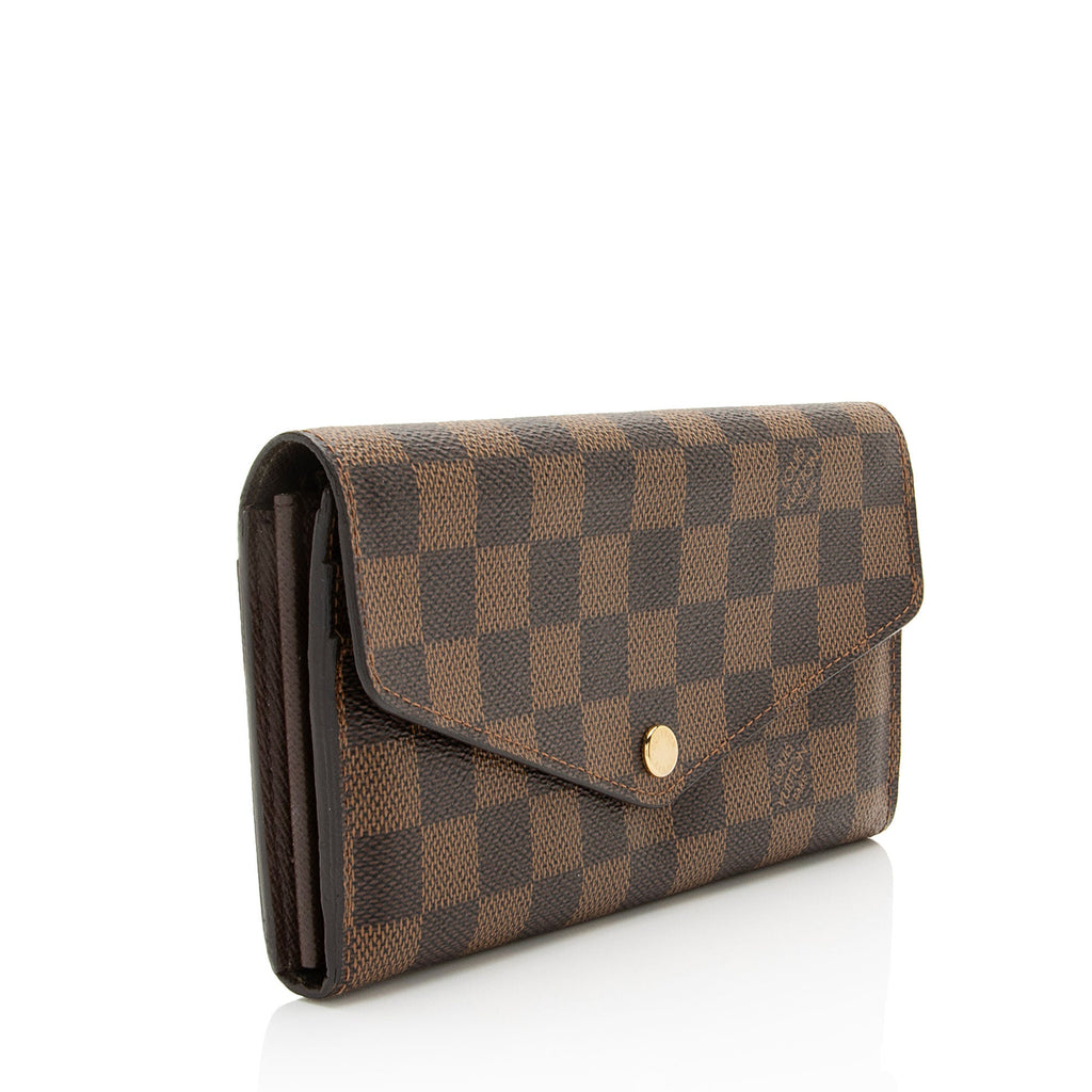 Louis Vuitton Damier Ebene Sarah Wallet