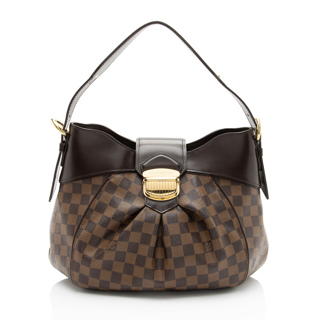 Louis Vuitton Damier Ebene Sistina MM Shoulder Bag