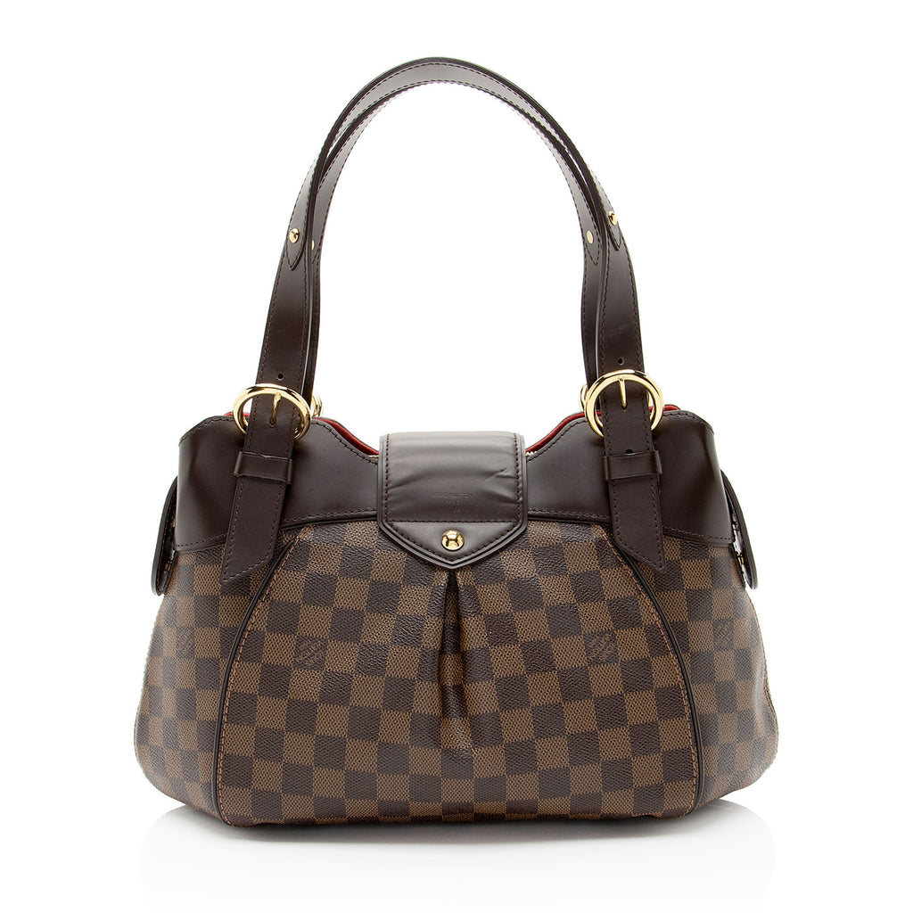 Louis Vuitton Damier Ebene Sistina PM Shoulder Bag