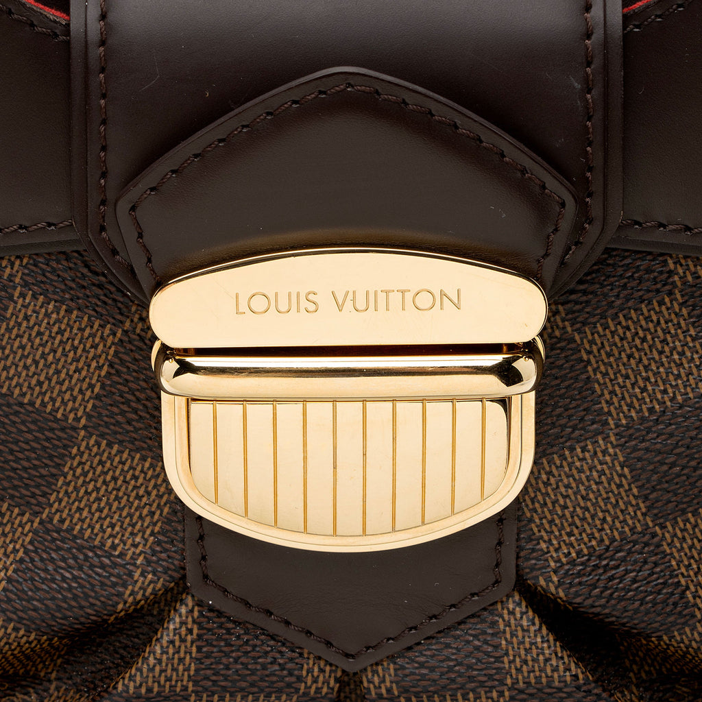 Louis Vuitton Damier Ebene Sistina PM Shoulder Bag