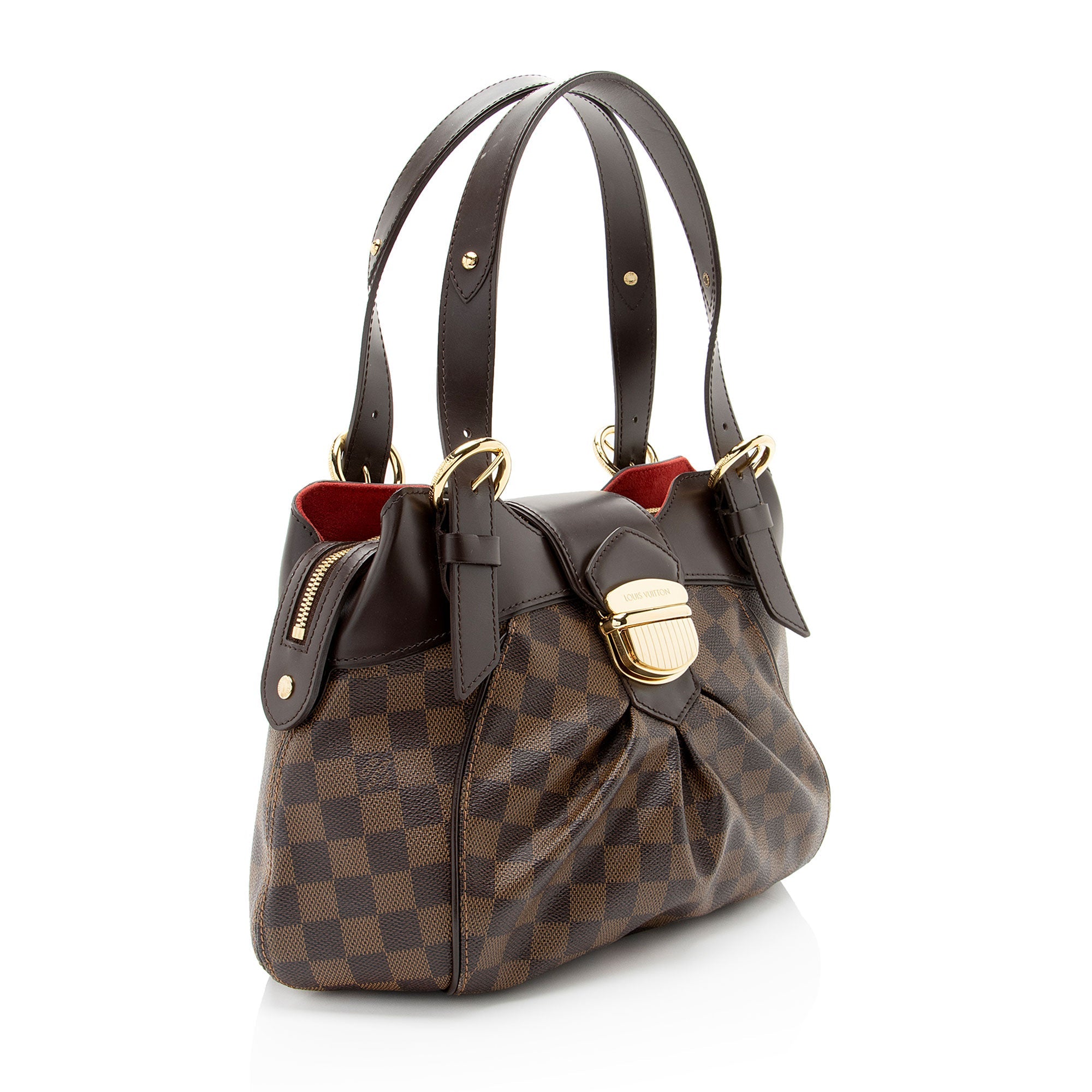 Louis Vuitton Damier Ebene Sistina PM Shoulder Bag