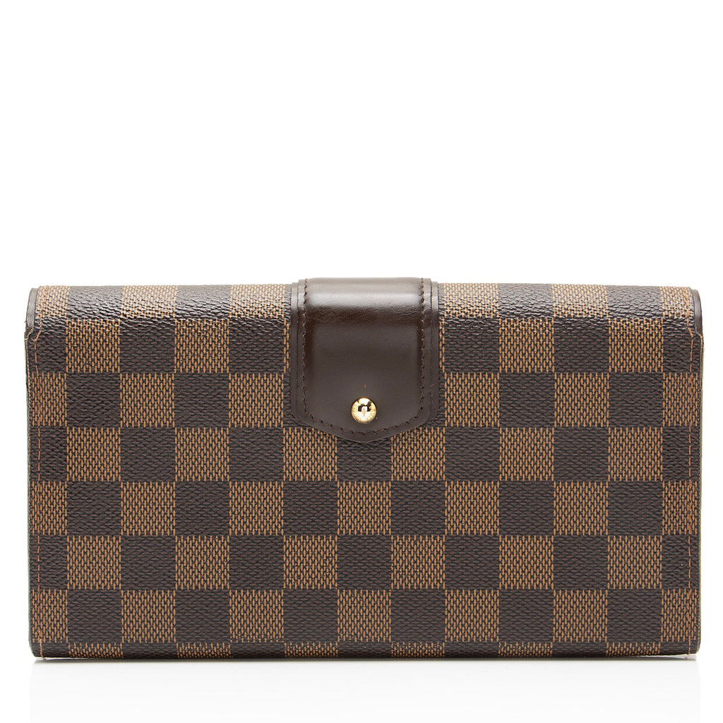 Louis Vuitton Damier Ebene Sistina Wallet