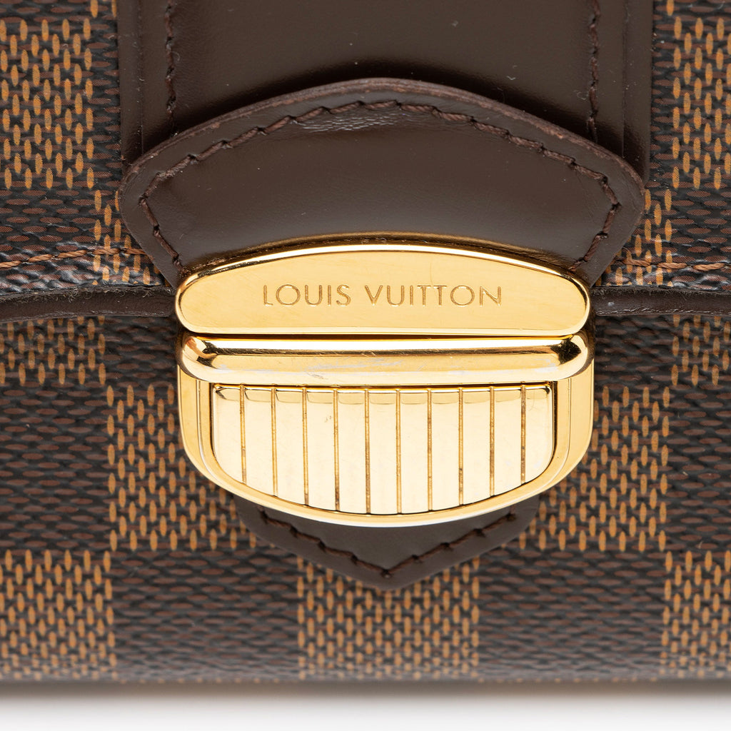 Louis Vuitton Damier Ebene Sistina Wallet
