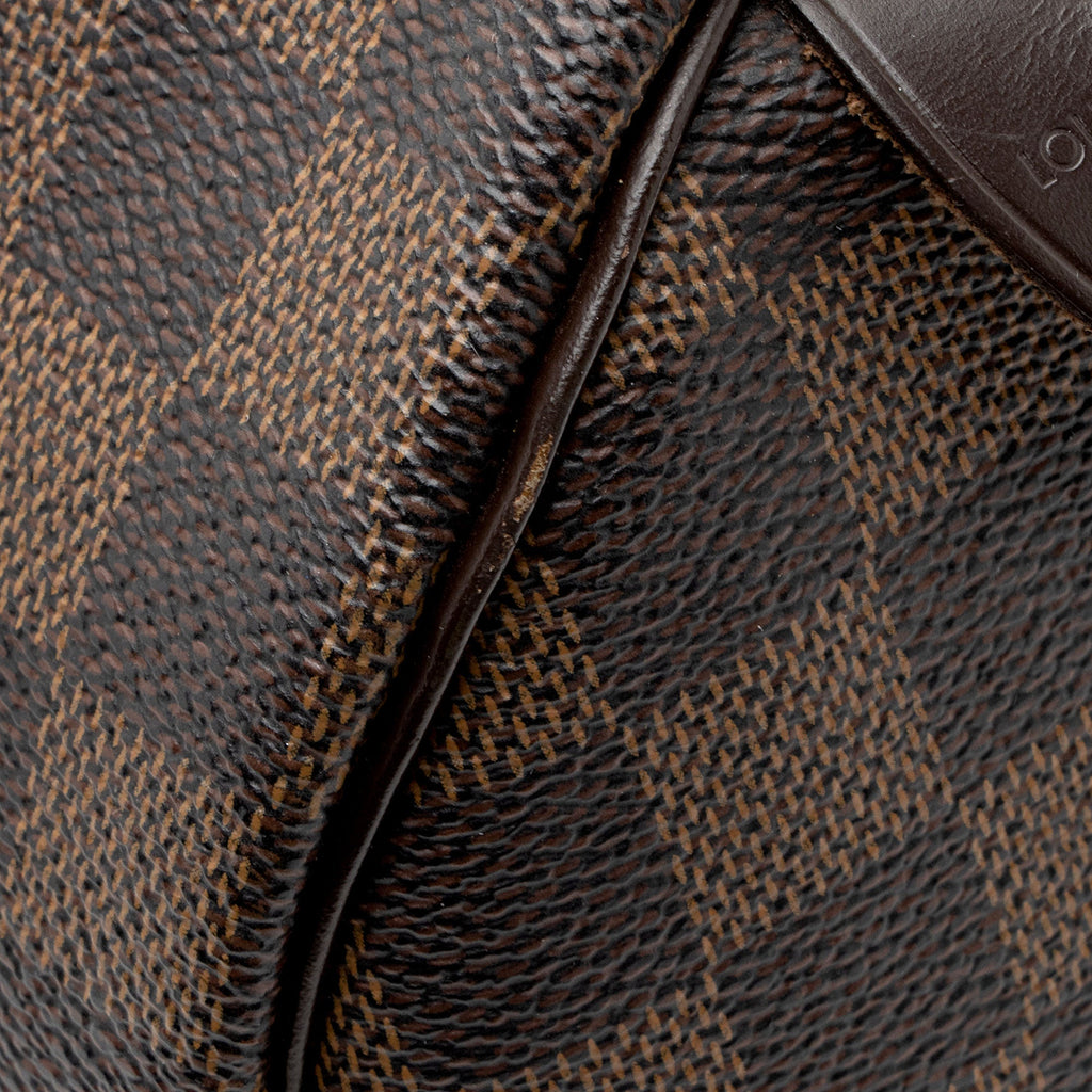 Louis Vuitton Damier Ebene Speedy 25 Satchel (SHF-tbIJZJ)