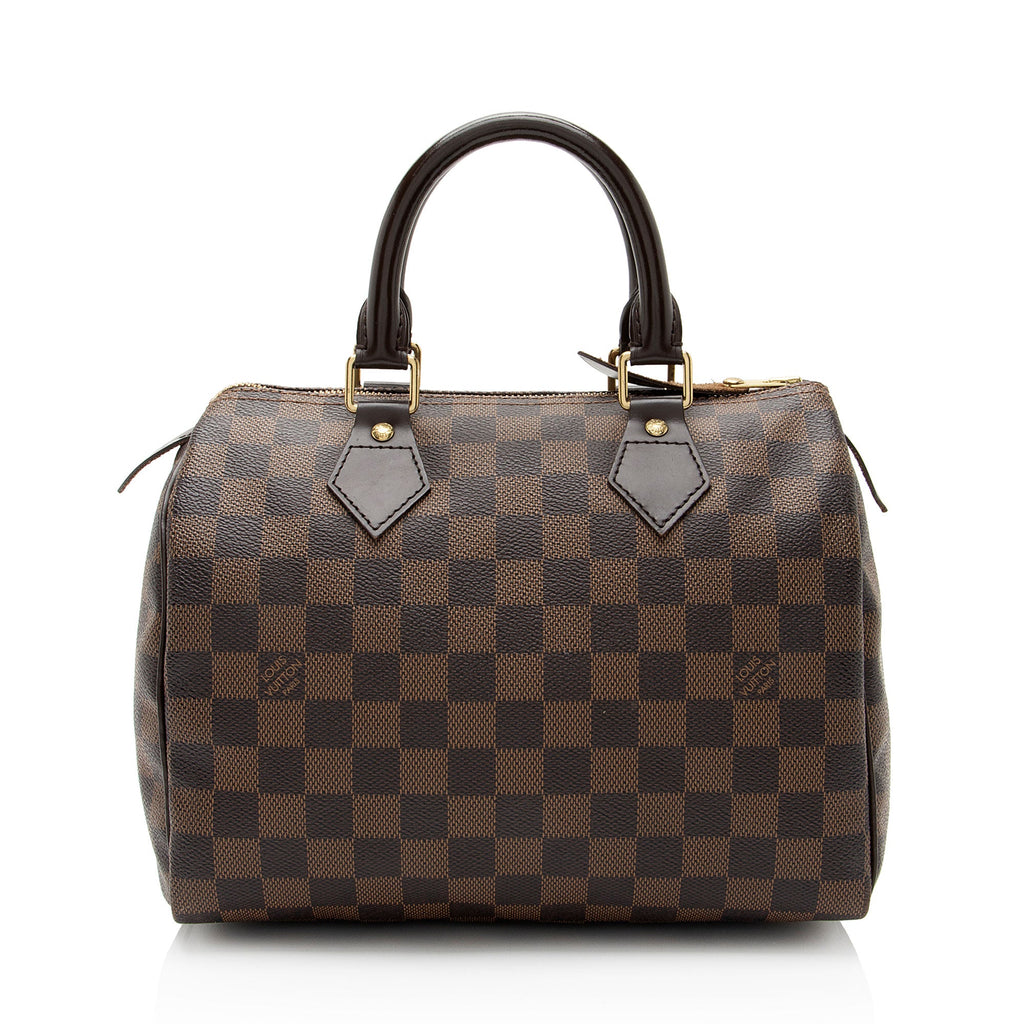 Louis Vuitton Damier Ebene Speedy 25 Satchel (SHF-tbIJZJ)