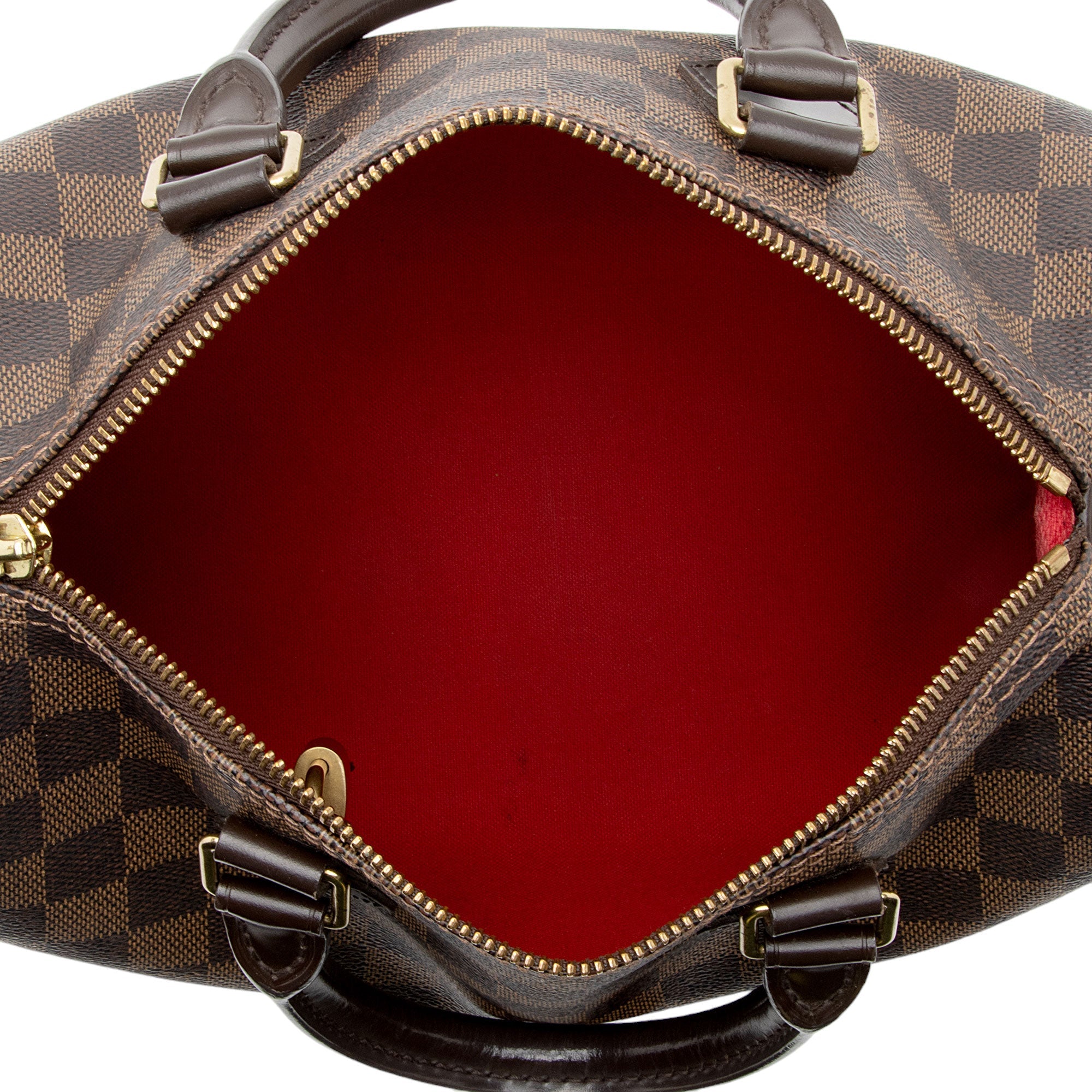 Louis Vuitton Damier Ebene Speedy 25 Satchel (SHF-tbIJZJ)