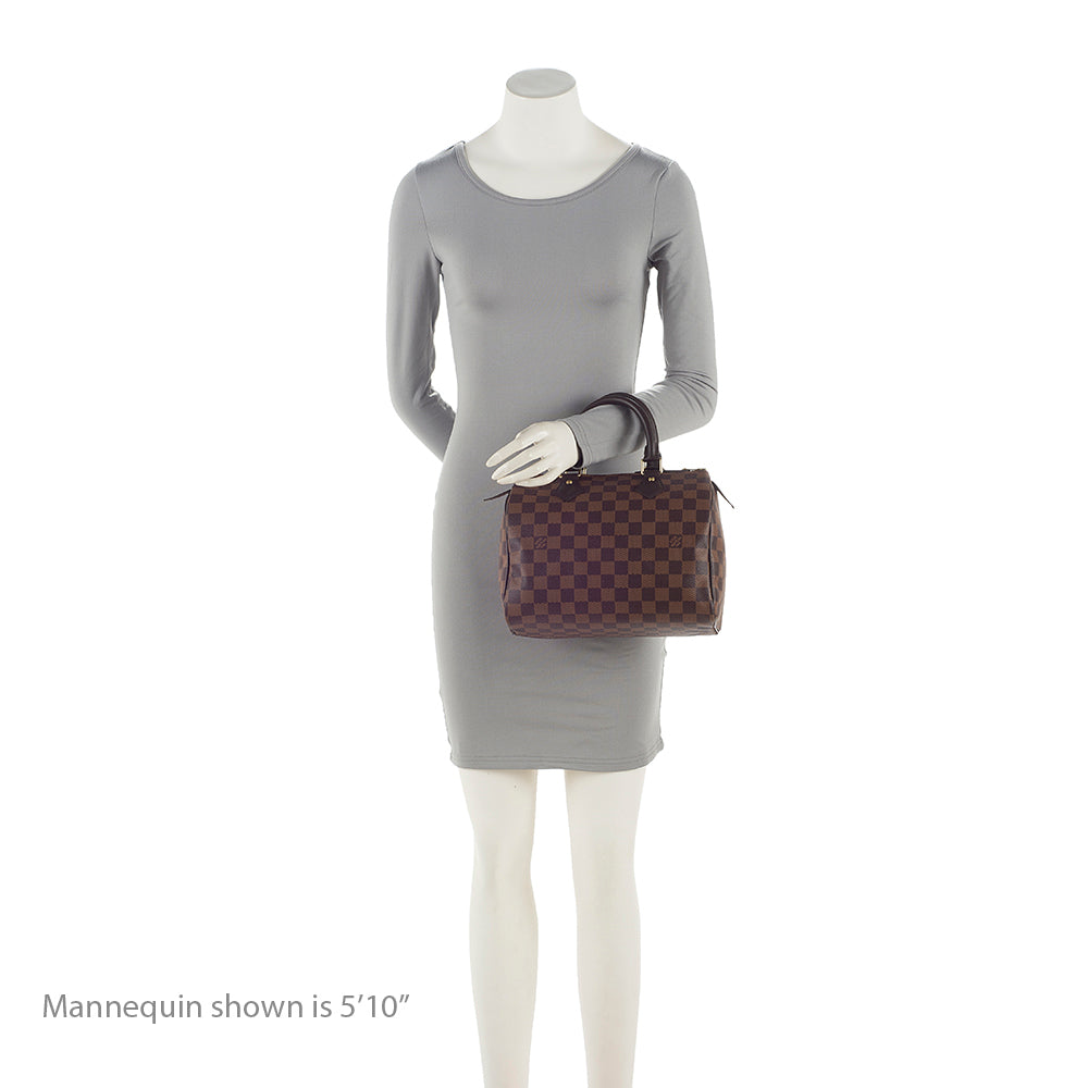 Louis Vuitton Damier Ebene Speedy 25 Satchel (SHF-tbIJZJ)
