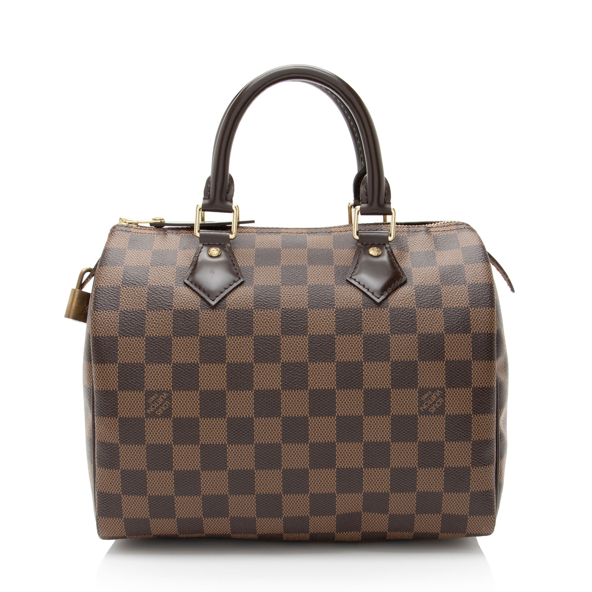 Louis Vuitton Damier Ebene Speedy 25 Satchel