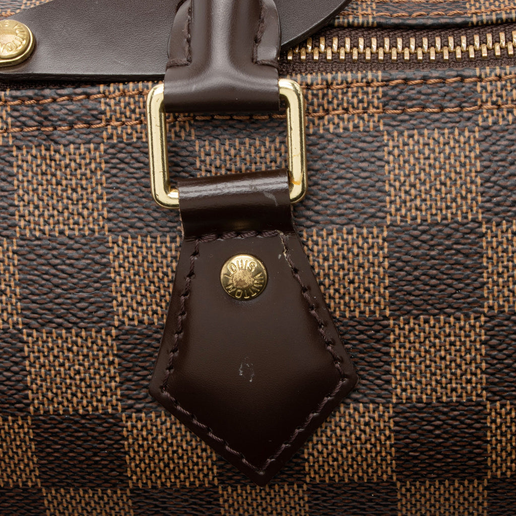 Louis Vuitton Damier Ebene Speedy 25 Satchel