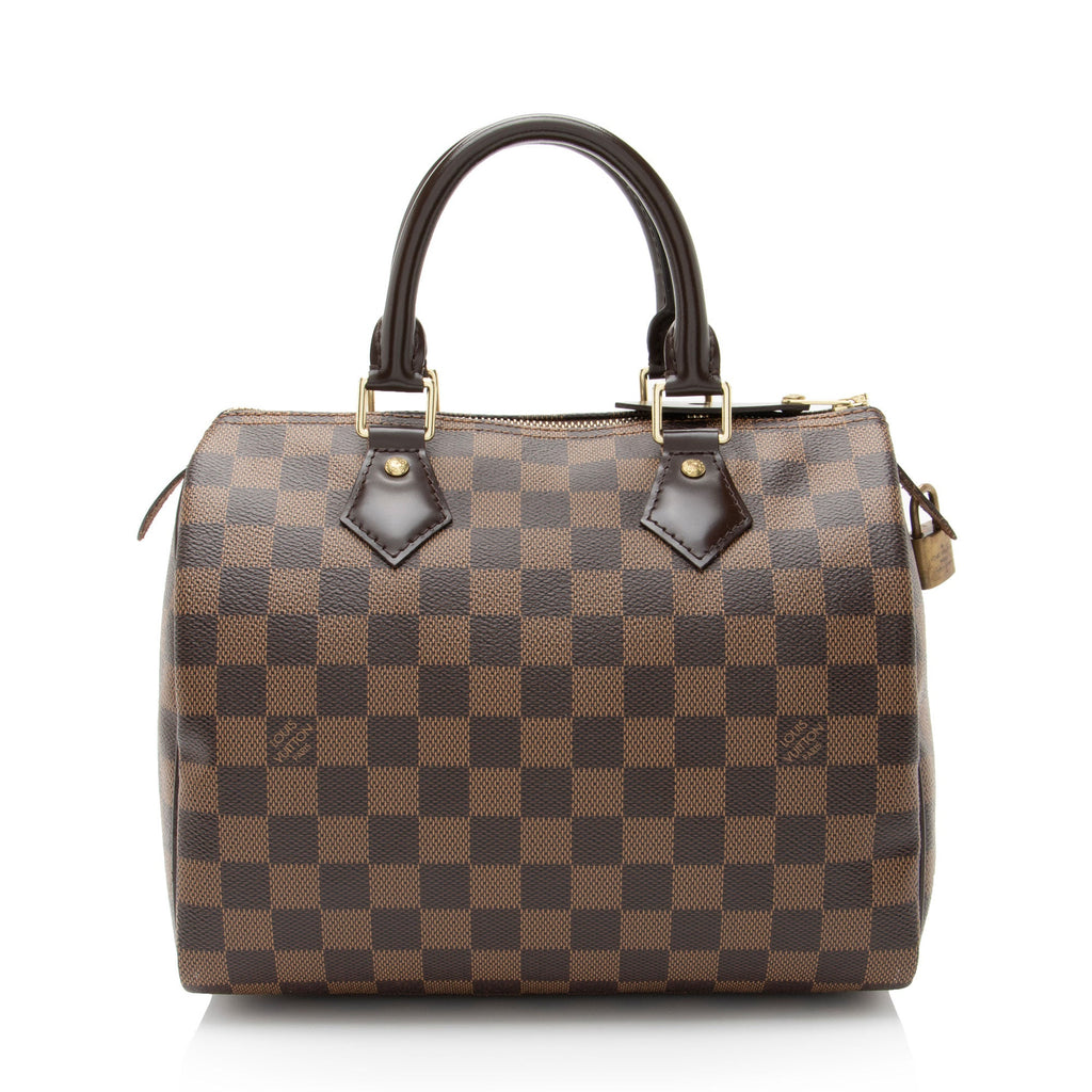 Louis Vuitton Damier Ebene Speedy 25 Satchel