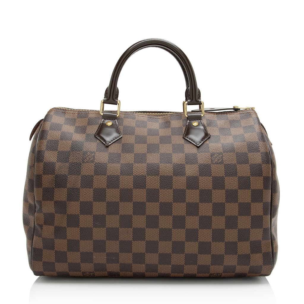 Louis Vuitton Damier Ebene Speedy 30 Satchel (SHF-iP09MB)