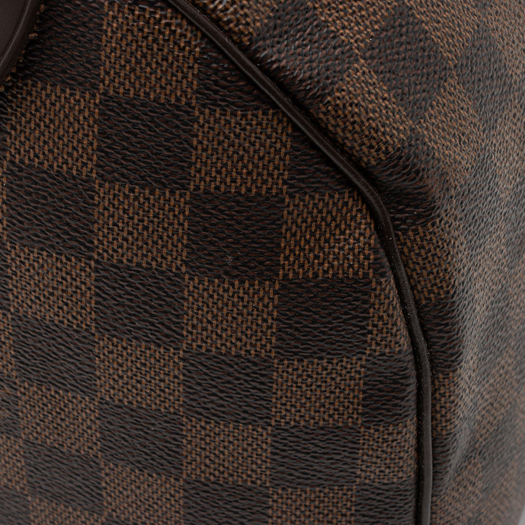 Louis Vuitton Damier Ebene Speedy 30 Satchel (SHF-woWUpp)