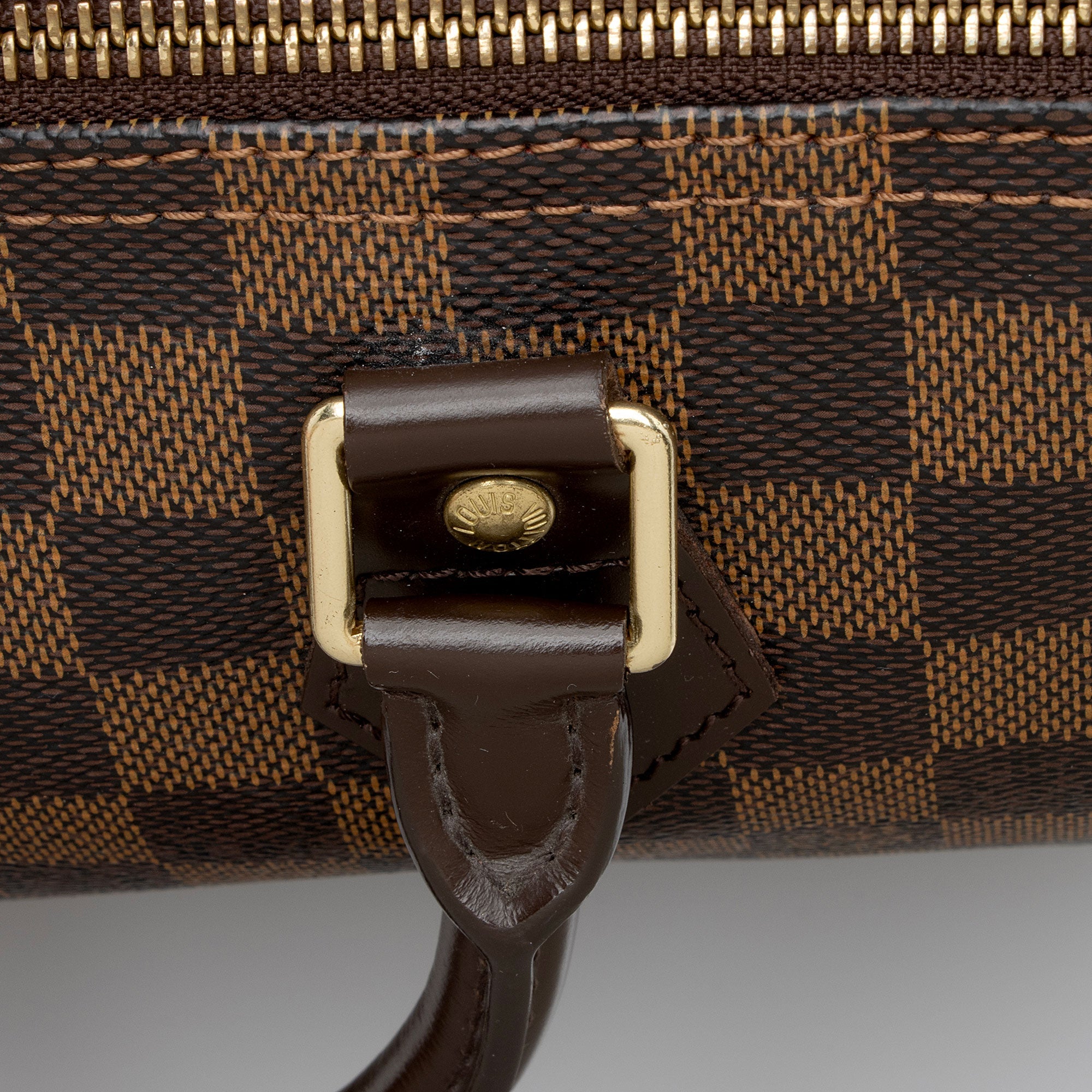 Louis Vuitton Damier Ebene Speedy 30 Satchel (SHF-Yd9xGm)