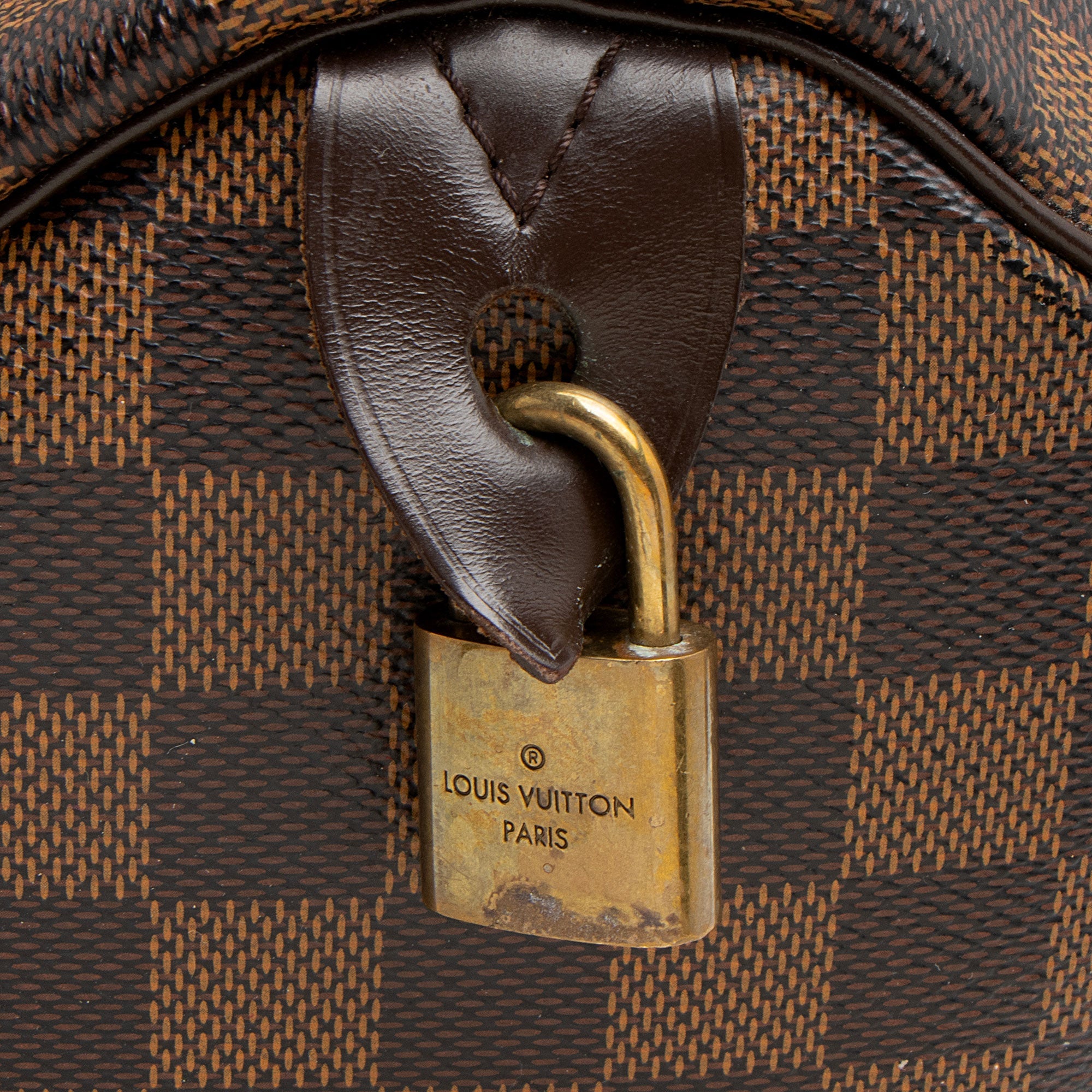 Louis Vuitton Damier Ebene Speedy 30 Satchel