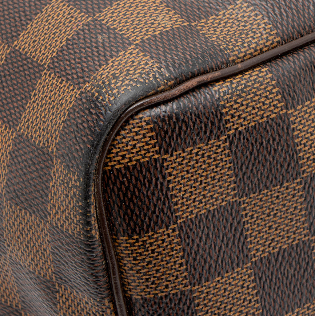 Louis Vuitton Damier Ebene Speedy 30 Satchel