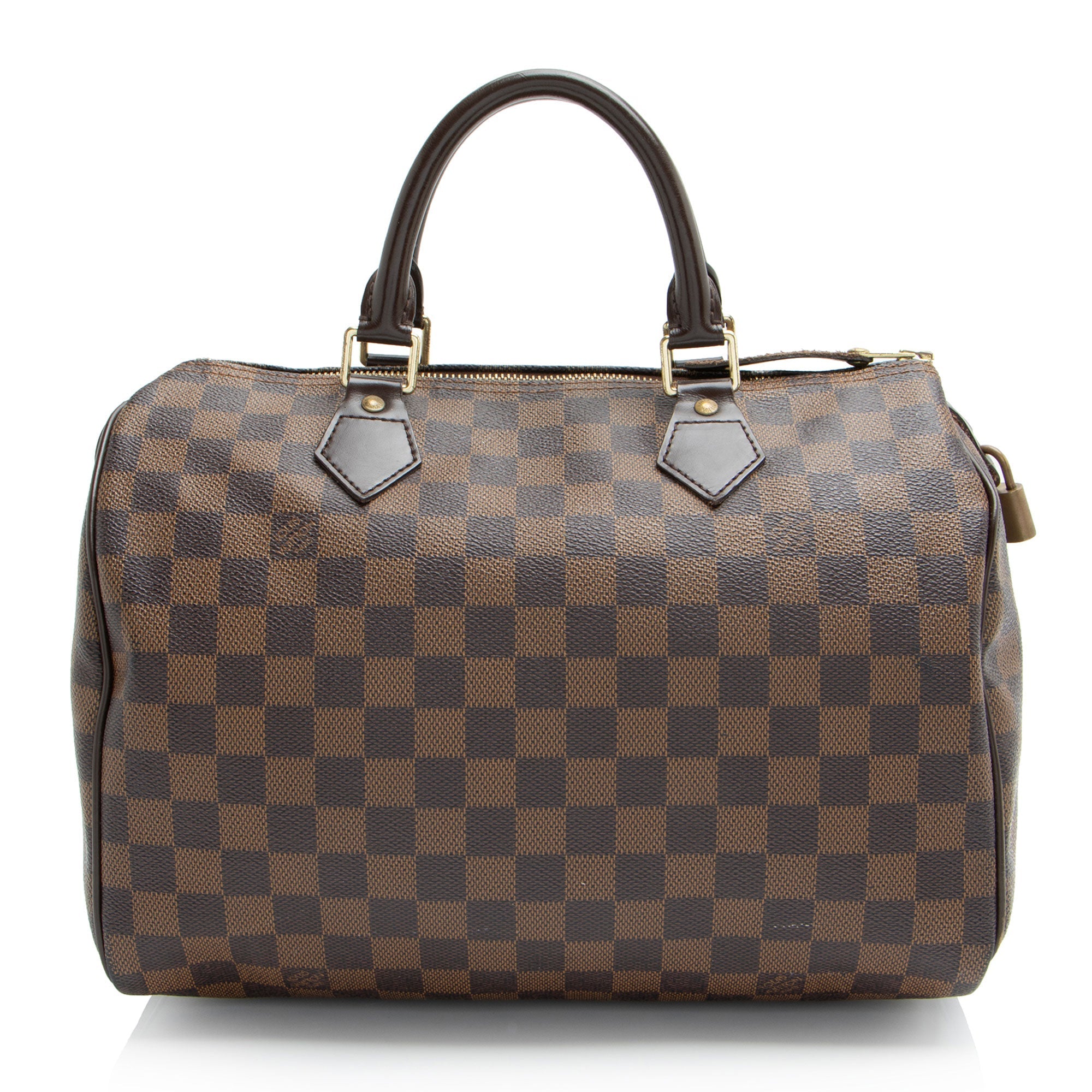 Louis Vuitton Damier Ebene Speedy 30 Satchel