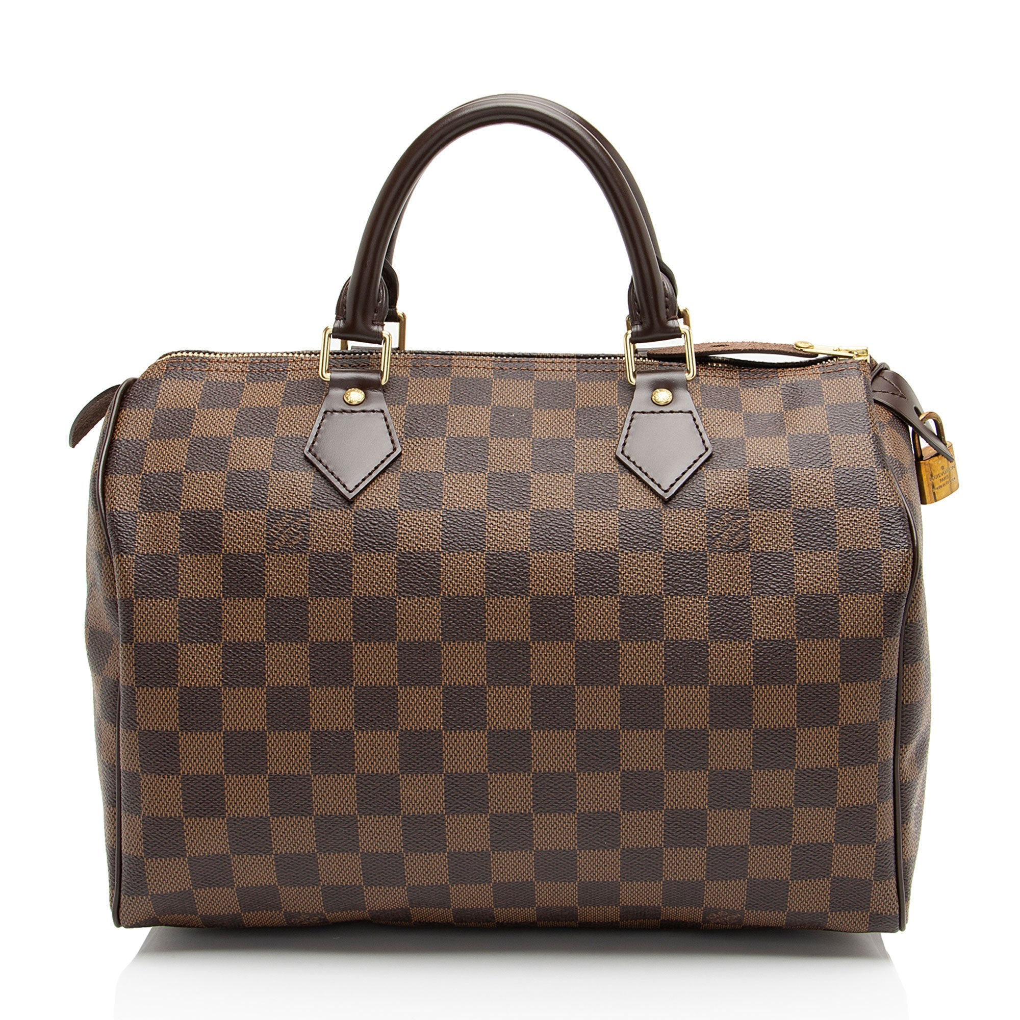 Louis Vuitton Damier Ebene Speedy 30 Satchel