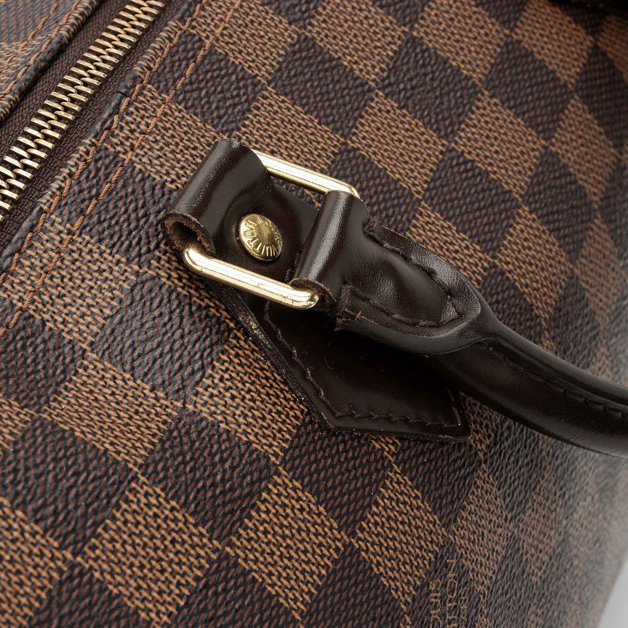 Louis Vuitton Damier Ebene Speedy 30 Satchel