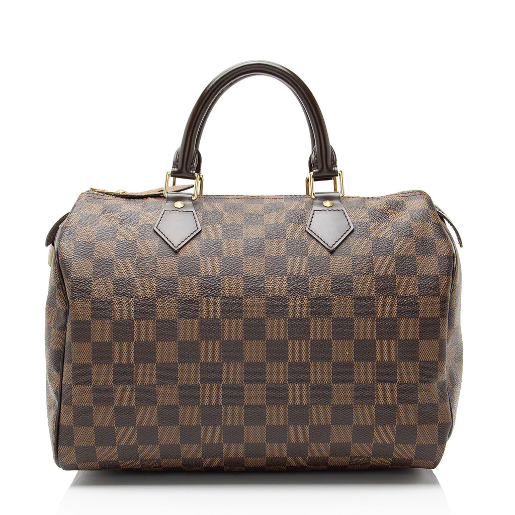 Louis Vuitton Damier Ebene Speedy 30 Satchel