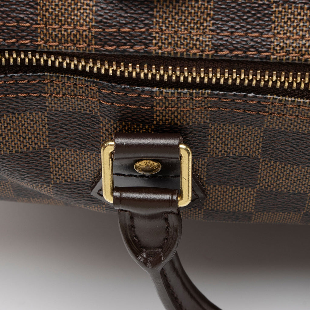 Louis Vuitton Damier Ebene Speedy 30 Satchel