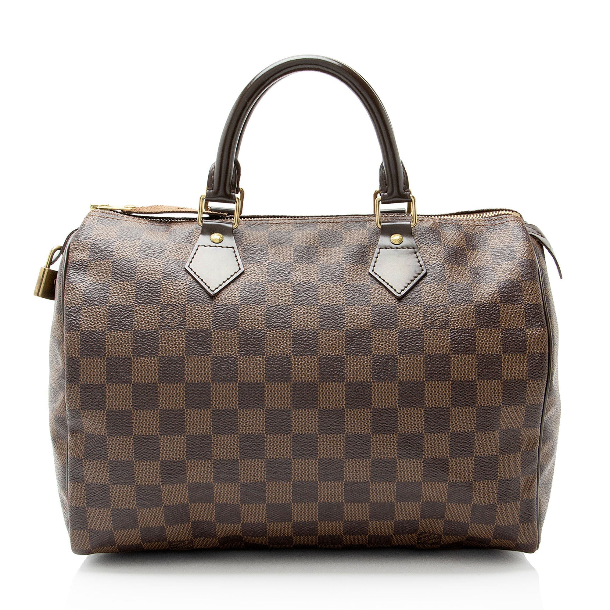 Louis Vuitton Damier Ebene Speedy 30 Satchel