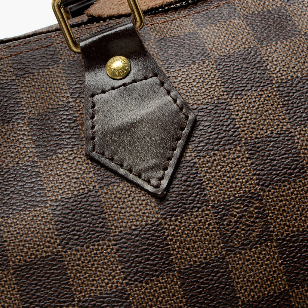 Louis Vuitton Damier Ebene Speedy 30 Satchel