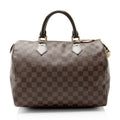 Louis Vuitton Damier Ebene Speedy 30 Satchel