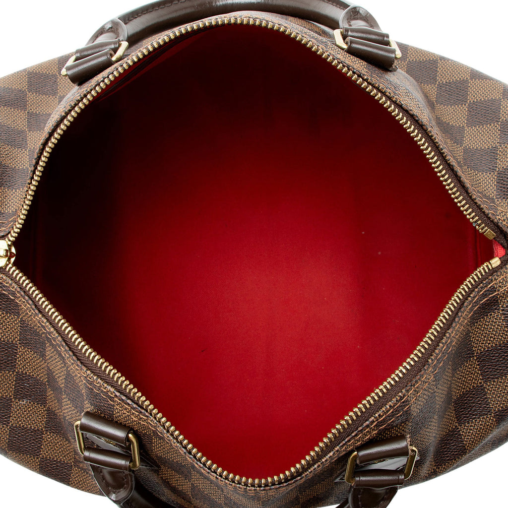 Louis Vuitton Damier Ebene Speedy 30 Satchel