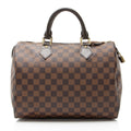 Louis Vuitton Damier Ebene Speedy 30 Satchel