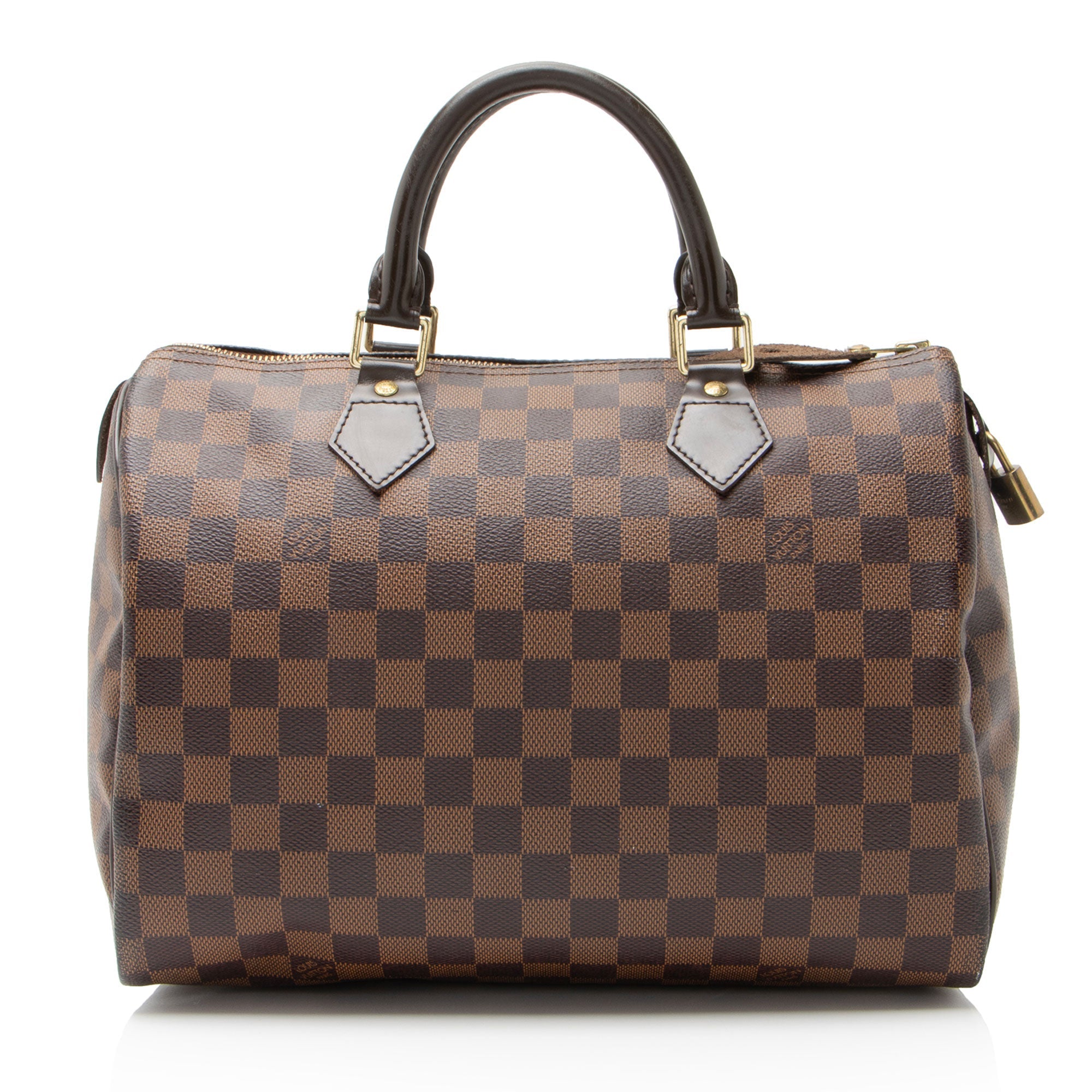 Louis Vuitton Damier Ebene Speedy 30 Satchel