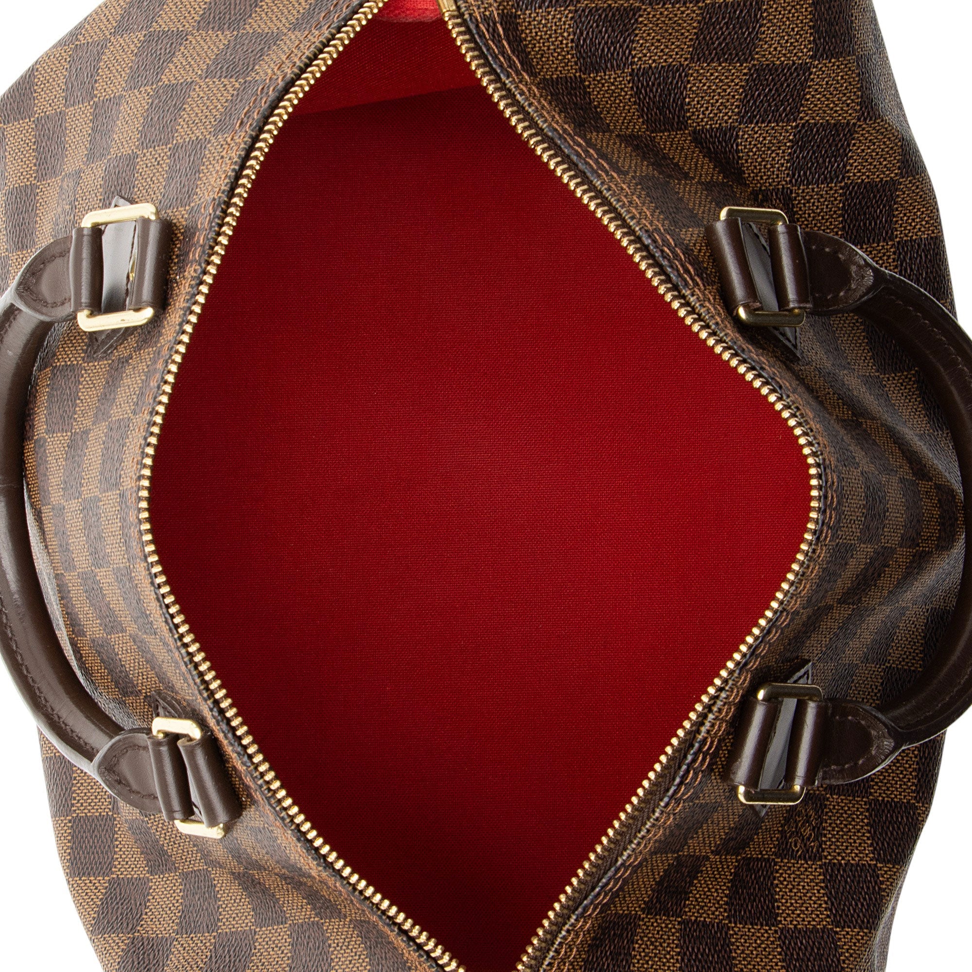 Louis Vuitton Damier Ebene Speedy 30 Satchel
