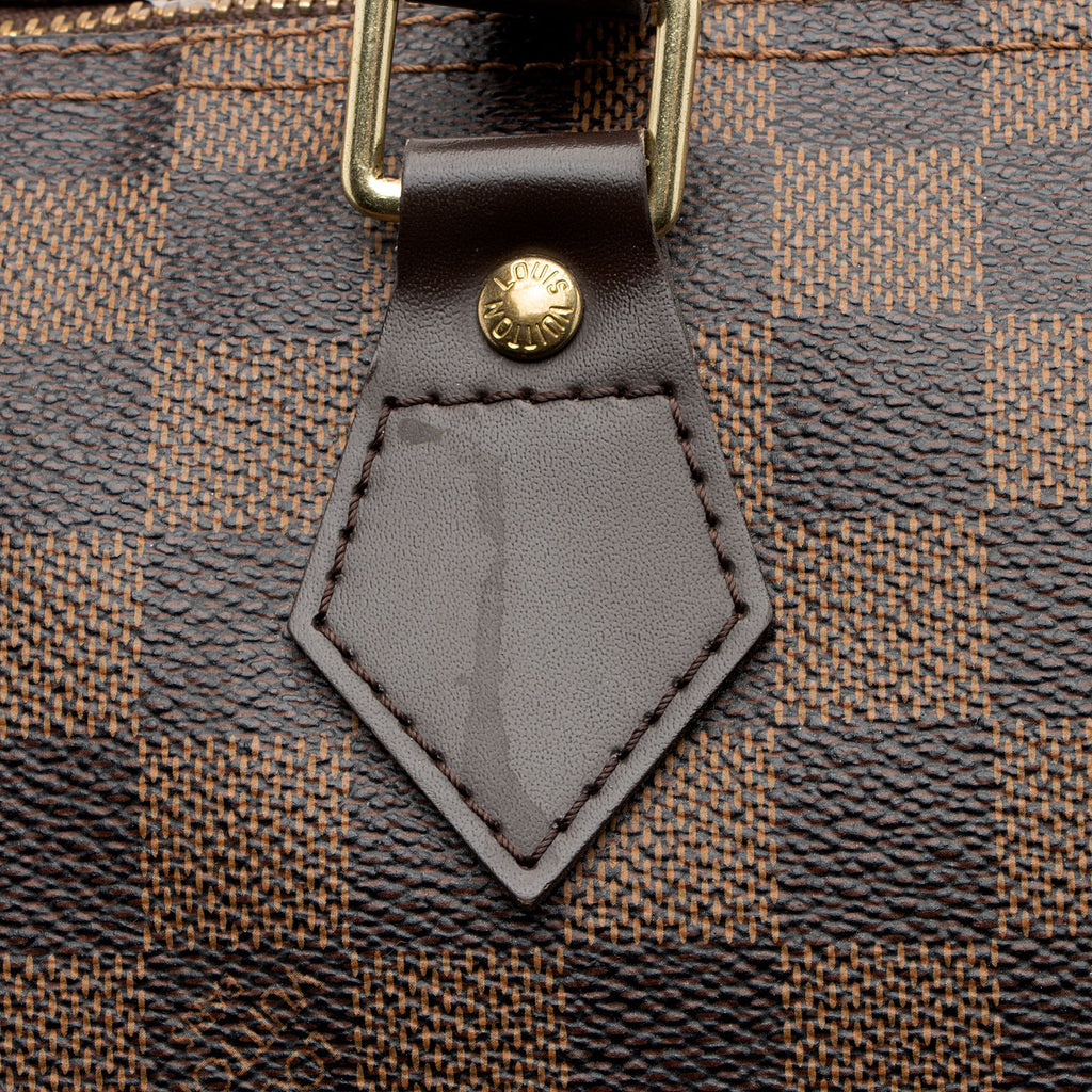 Louis Vuitton Damier Ebene Speedy 30 Satchel